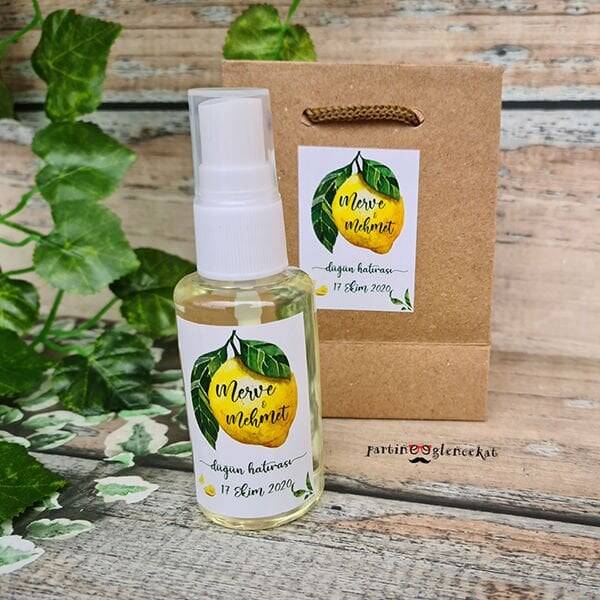 Limon Konsept FısFıslı Plastik Kolonya Hediyelik - 1