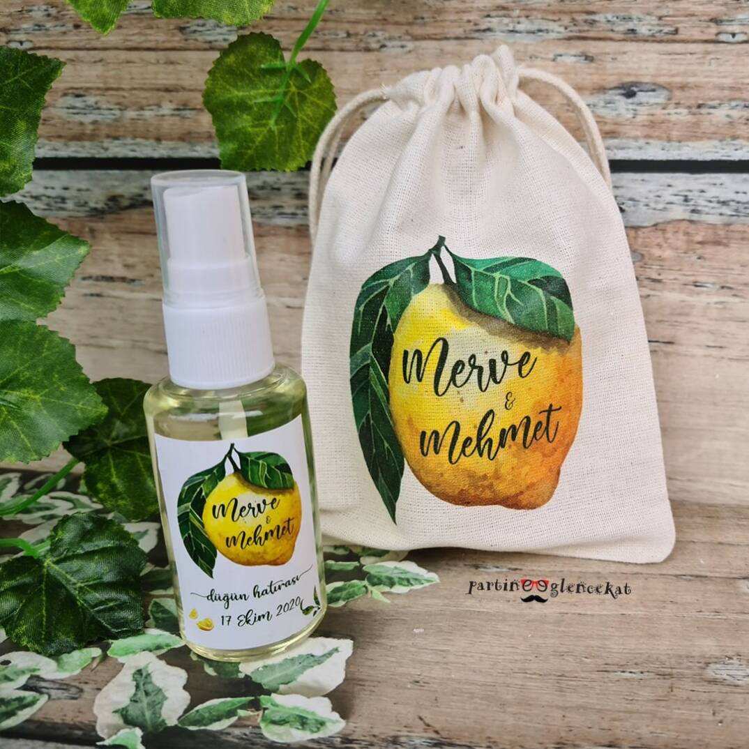 Limon Konsept FısFıslı Plastik Kolonya Hediyelik - 2