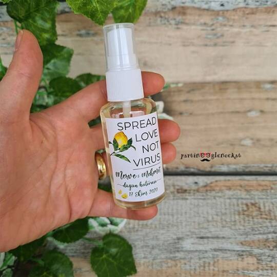 Limon Konsept FısFıslı Plastik Kolonya Hediyelik - 1