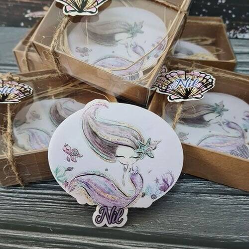 Little Mermaid Deniz Kızı Konsept Kutulu Pleksi Magnet - 1