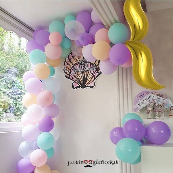 Little Mermaid Konsept Balon Zinciri Seti - 1
