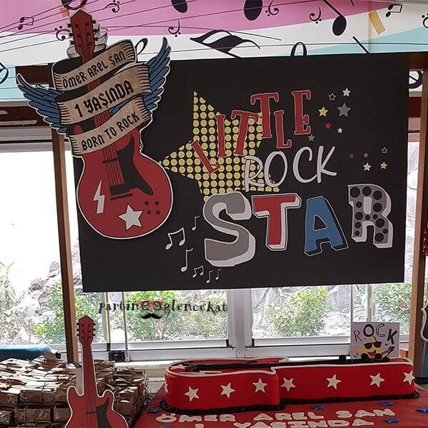 Little Rock Star Konsept Arka Fon Pano(100x170cm) - 1