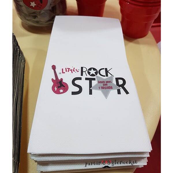 Little Rock Star Konsept Baskılı Peçete - 1