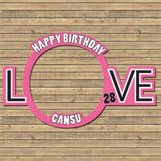 LOVE Konsept Doğum Günü Hatıra Fotoğraf Çerçevesi