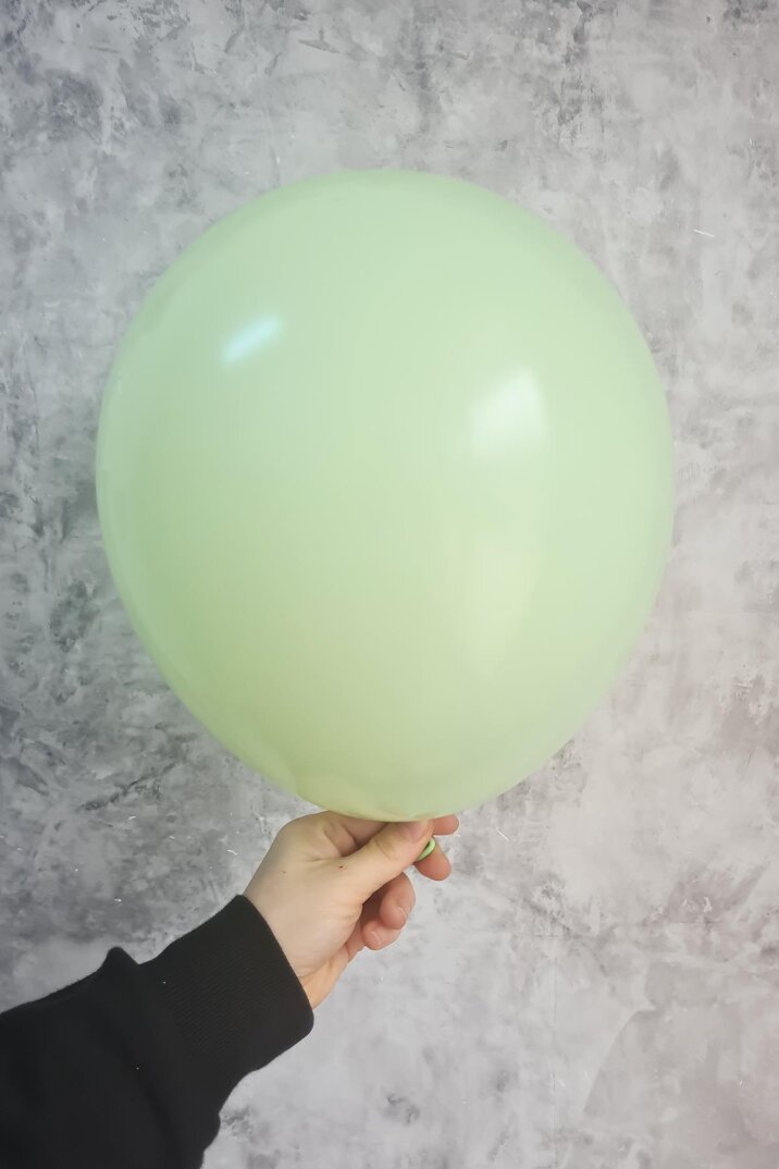 Makaron Açık Yeşil Balon 10 Adet - 12 inc 30 cm Parti Balonu - 1