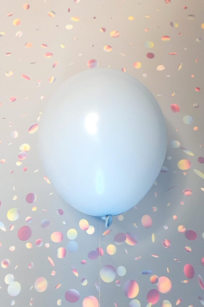 Makaron Mavi Balon 10 Adet - 12 inc 30 cm Parti Balonu - 1