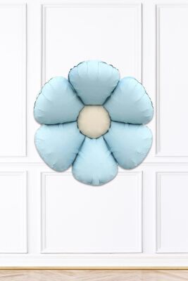 Makaron Mavi Papatya Folyo Balon - 3