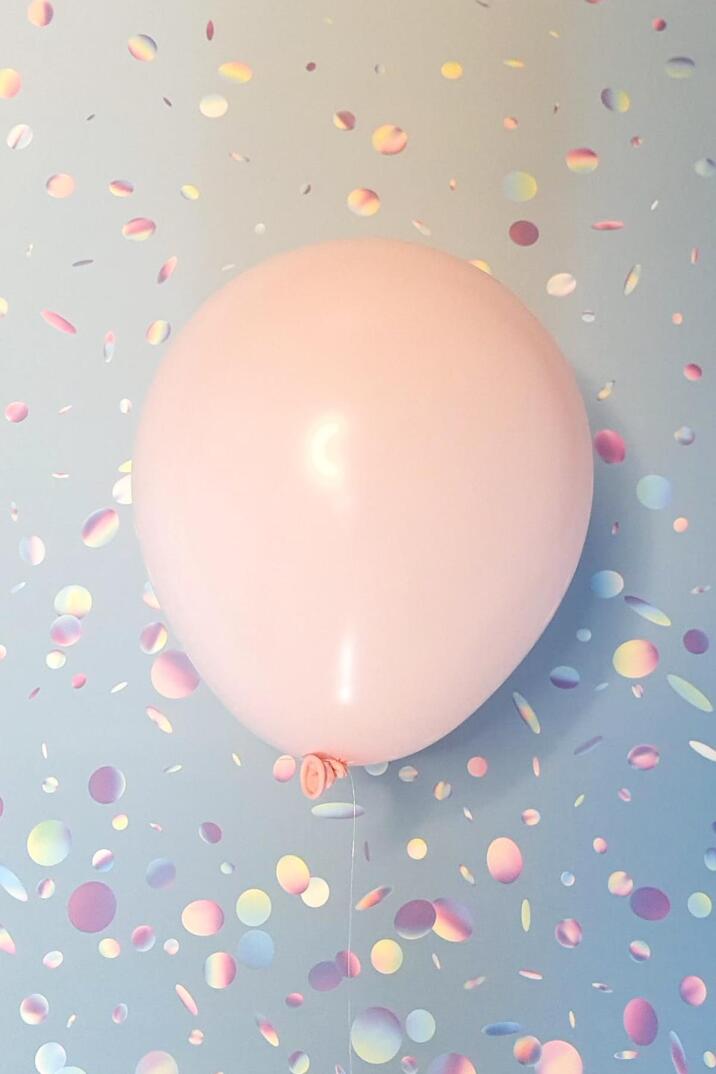 Makaron Pembe Balon 10 Adet - 12 inc 30 cm Parti Balonu - 1