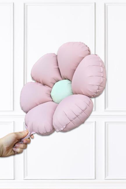 Makaron Pembe Papatya Folyo Balon - 2
