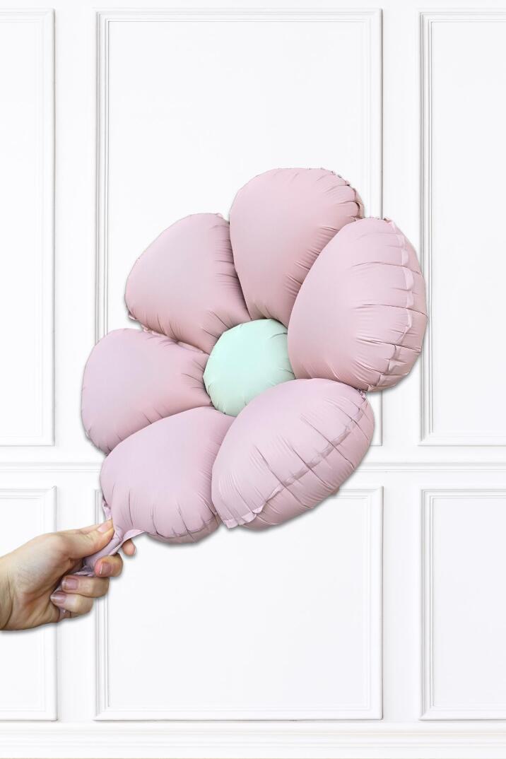 Makaron Pembe Papatya Folyo Balon - 2