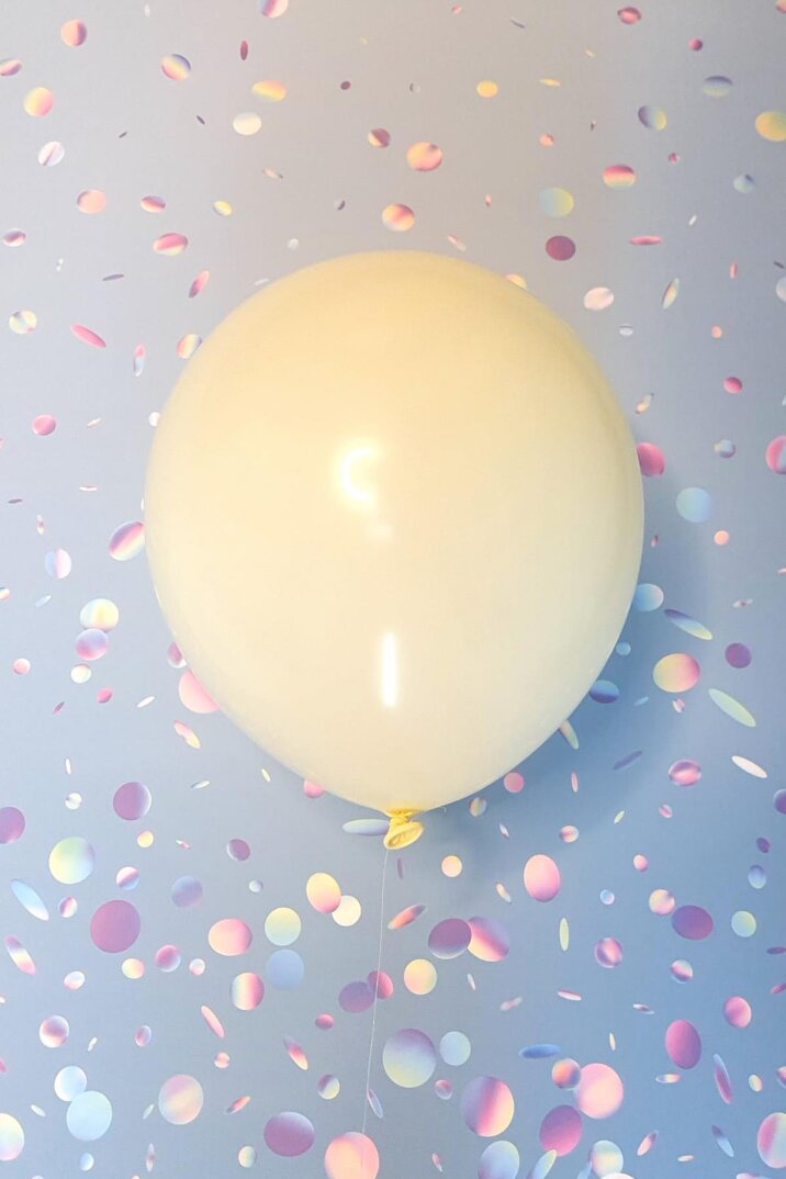 Makaron Sarı Balon 10 Adet - 12 inc 30 cm Parti Balonu - 1