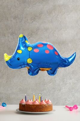 Mavi Gergedan Folyo Balon - 1