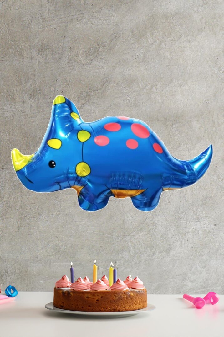 Mavi Gergedan Folyo Balon - 1