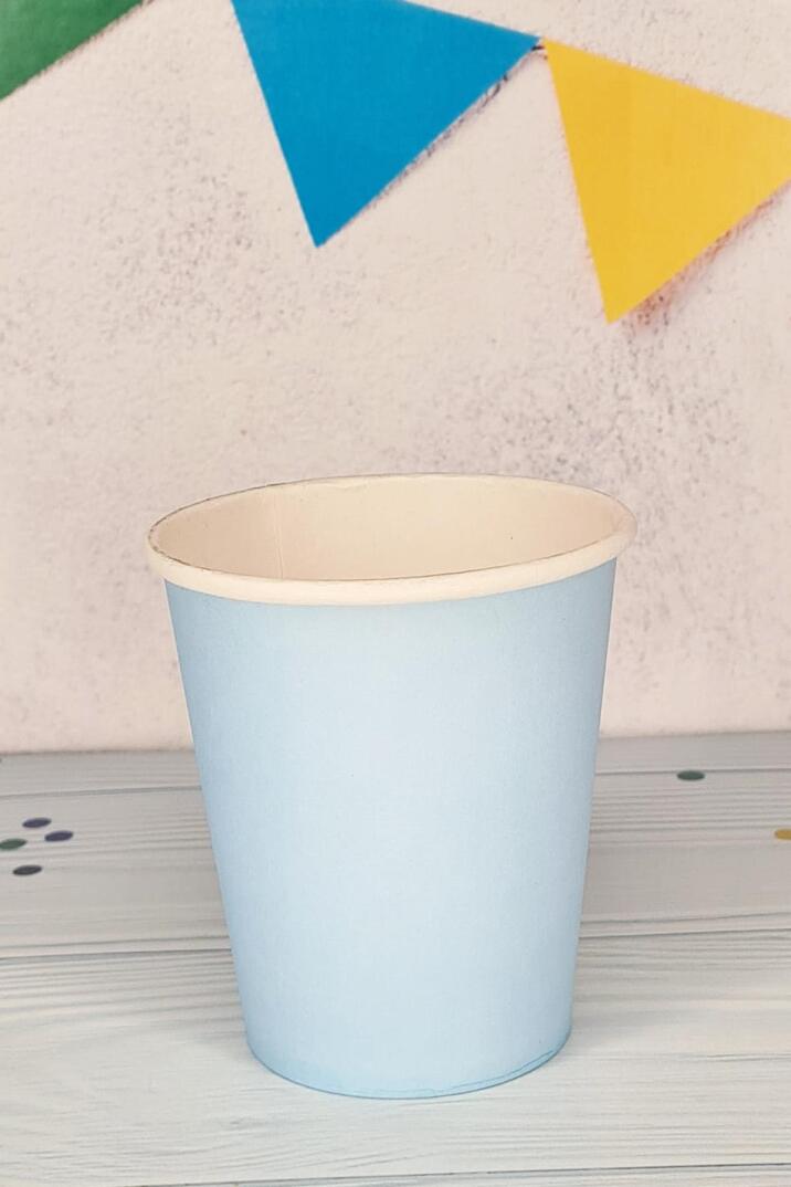 Mavi Karton Bardak 8oz 8 li - 1