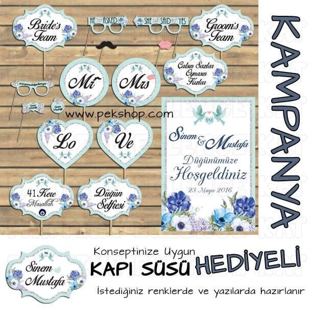 Mavi Şakayık Konsept 2li Kampanyalı Paket - 1