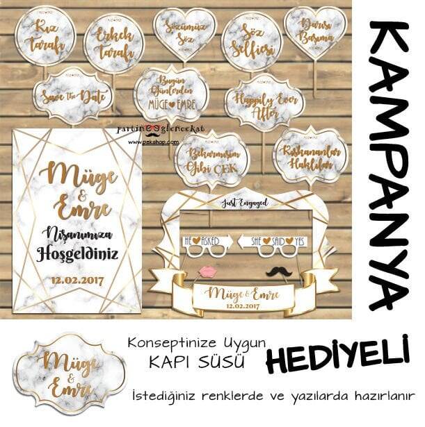 Mermer Gold Konsept 3lü Kampanyalı Paket - 1
