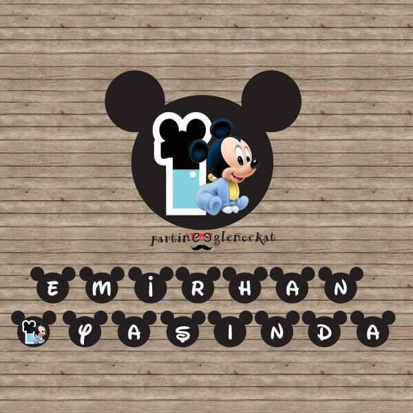 Mickey Mouse Konsept Banner - 1