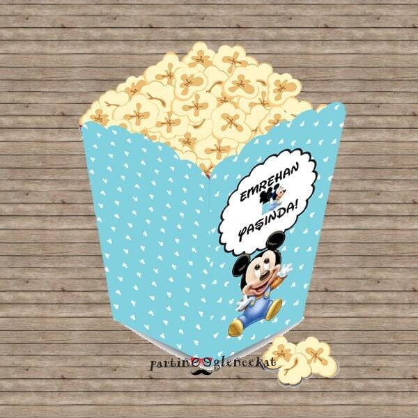 Mickey Mouse Konsept Popcorn Kutusu - 1