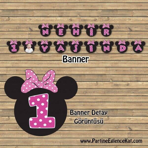 Minie Mouse Konsept Banner - 1