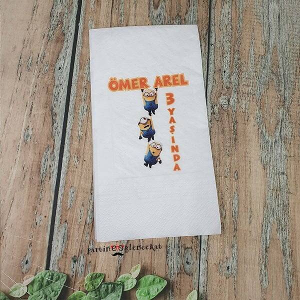 Minions Canavarı Konsept Baskılı Peçete - 1