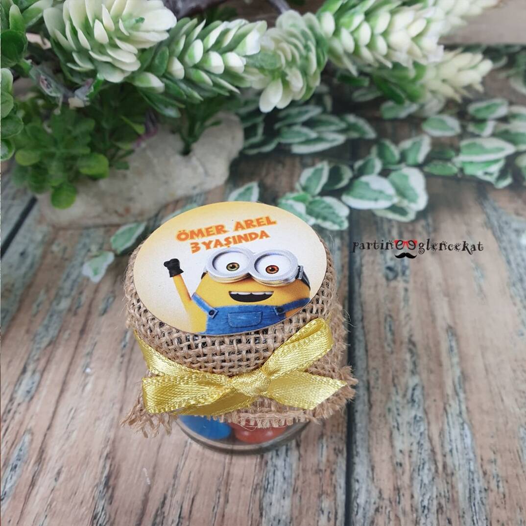 Minions Konsept Kavanoz Hediyelik - 1
