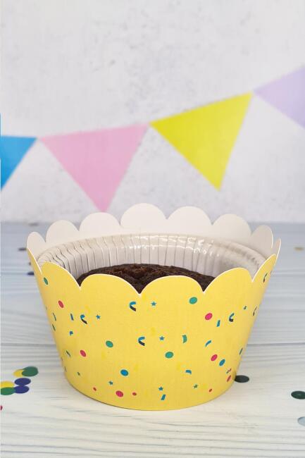 Minions Konsepti Cupcake Sargısı 10'lu