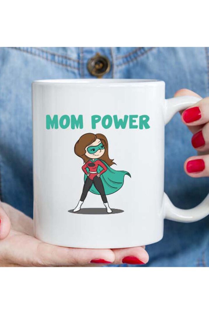 Mom Power Anneye Özel Kupa Bardak - 1