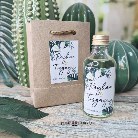 Monstera Zambak Konsept Kolonya Hediyelik - 4