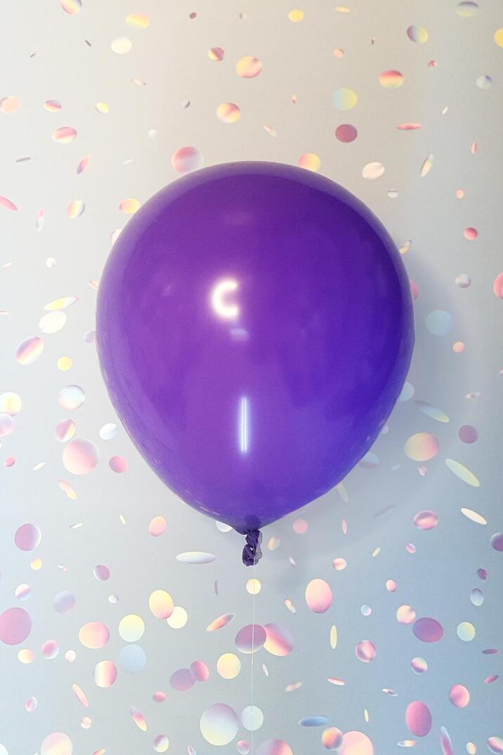 Mor Balon 10 Adet - 12 inc 30 cm Parti Balonu - 1