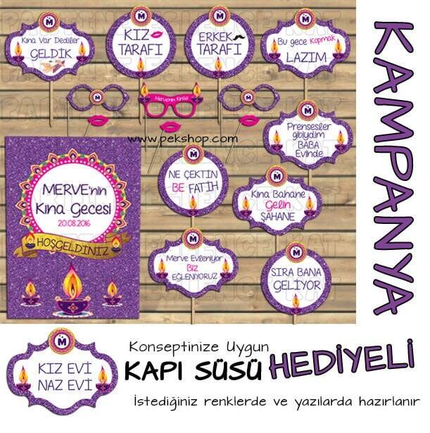 Mor Parıltılı Konsept 2'li Kampanyalı Paket - 1
