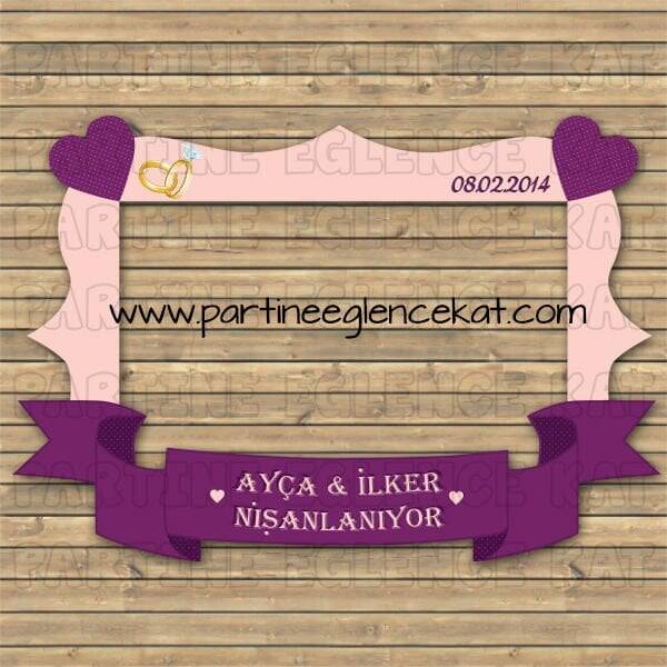 Nişan Hatıra Fotoğraf Çerçevesi - 1207 - 1