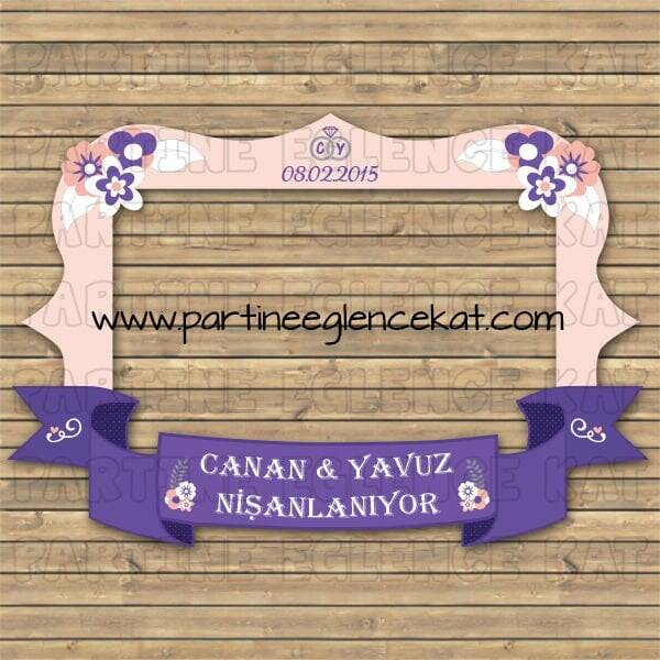 Nişan Hatıra Fotoğraf Çerçevesi - 1239 - 1