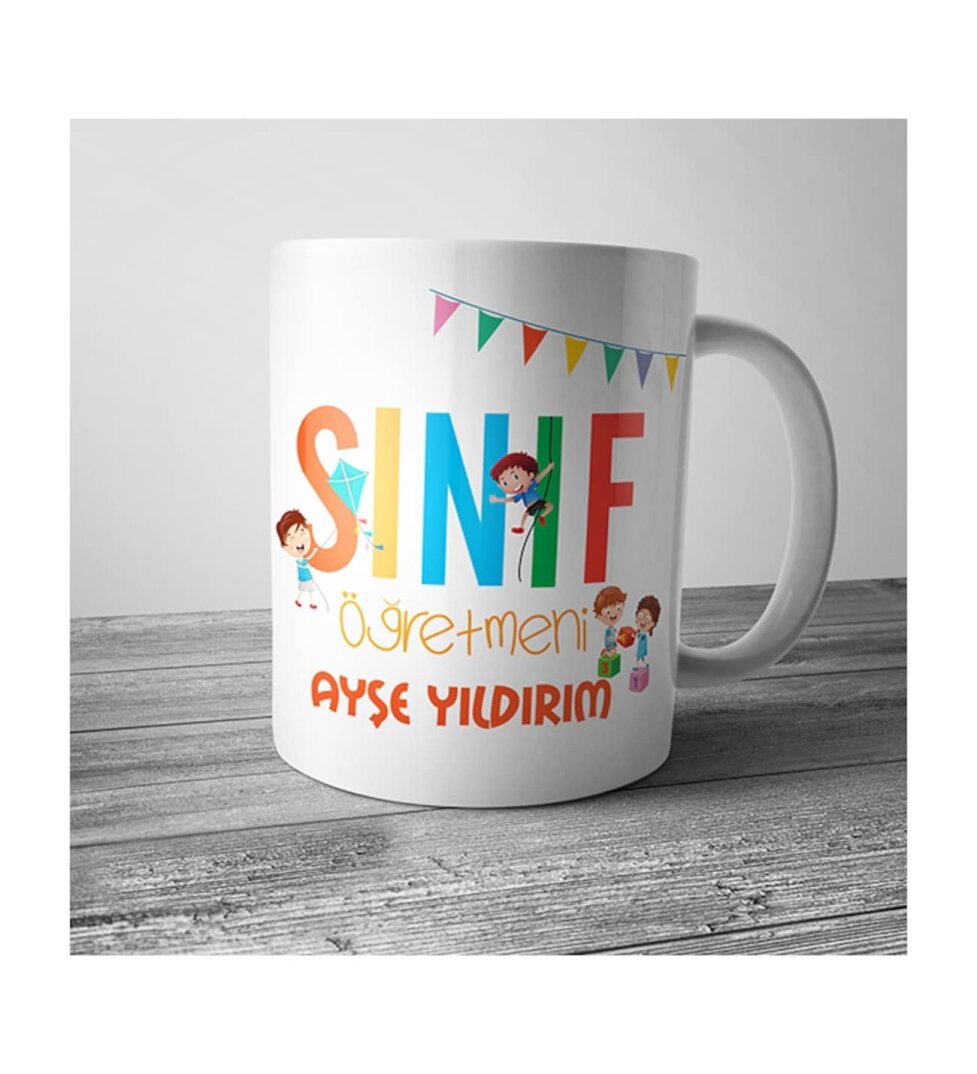 Öğretmenler Günü Hediyesi Kupa Bardak Sınıf Öğretmenine Özel - 1