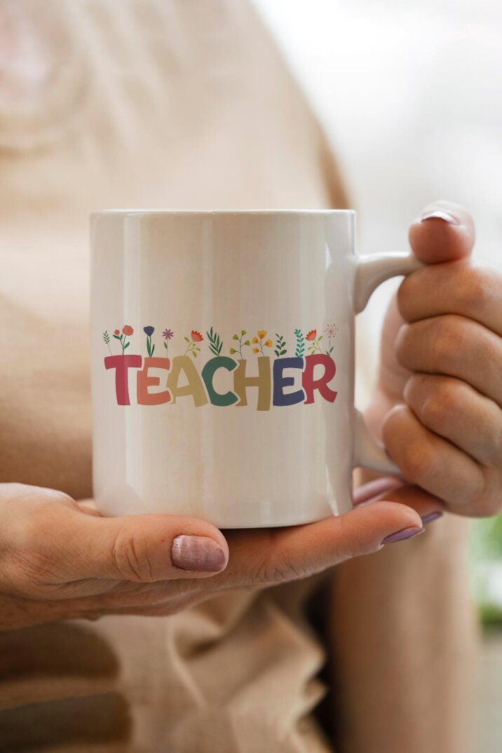 Öğretmenler Günü Hediyesi Kupa Bardak Teacher Baskılı - 1