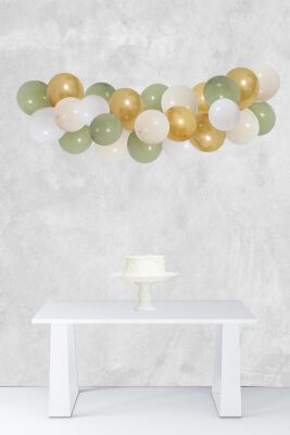 Okaliptus Konsept Balon Zinciri Parti Balon Seti 42 Parça - 1