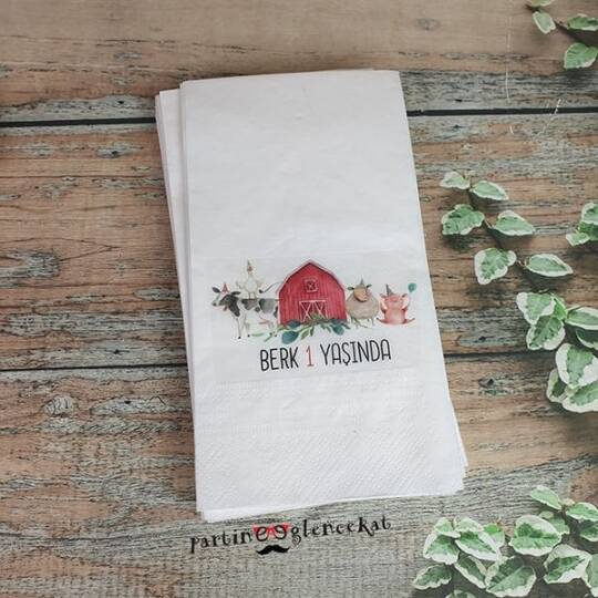 Old McDonald - Çiftlik Konsept Peçete