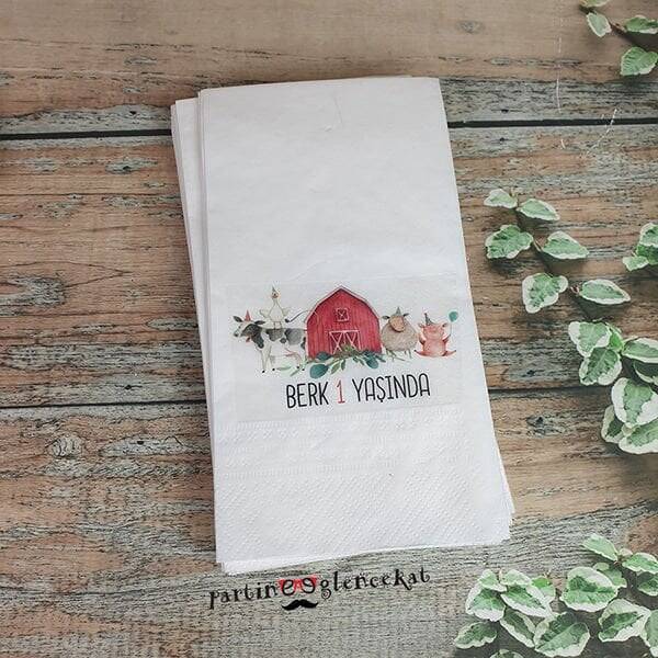 Old McDonald - Çiftlik Konsept Peçete - 1