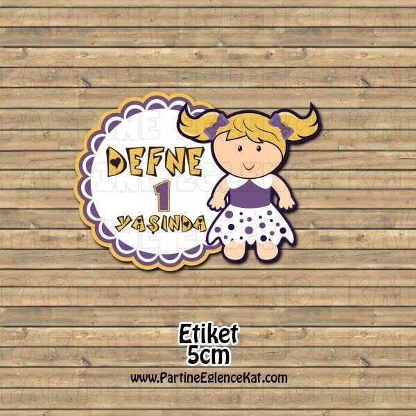 Oyuncak Bebek Konsept 35 Adet 5cm Etiket - 1