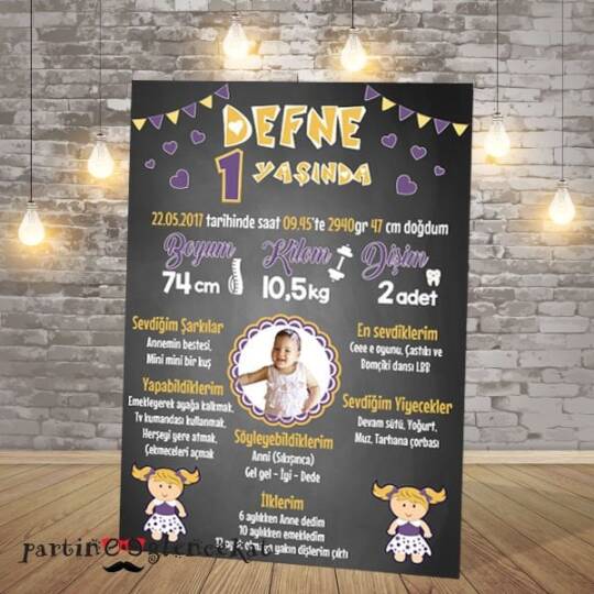 Oyuncak Bebek Konsept Künye Panosu