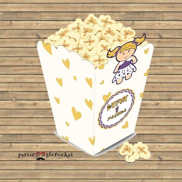 Oyuncak Bebek Konsept Popcorn Kutusu - 1