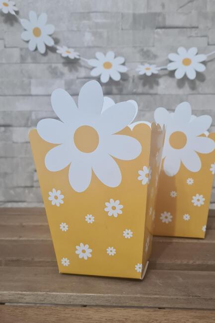 Papatya Konsept Popcorn Kutusu 8 Li Özel Üretim Büyük Boy - 2