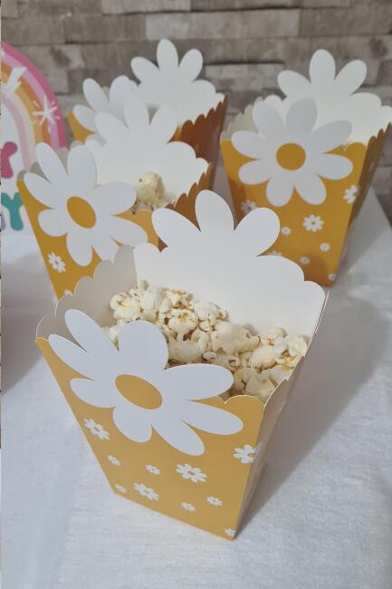 Papatya Konsept Popcorn Kutusu 8 Li Özel Üretim Büyük Boy - 4