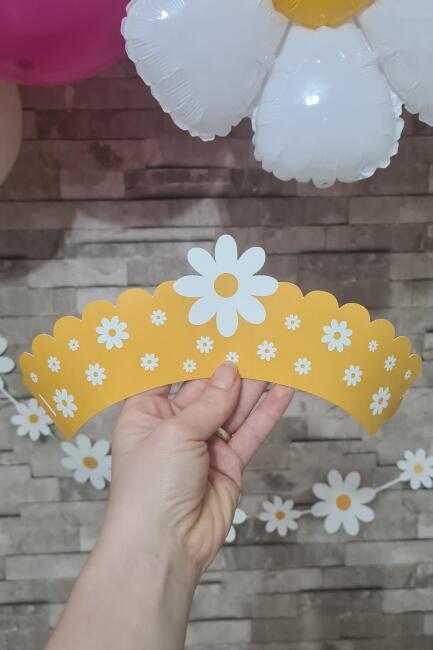 Papatya Konsepti Cupcake Sargısı 10'lu - 2