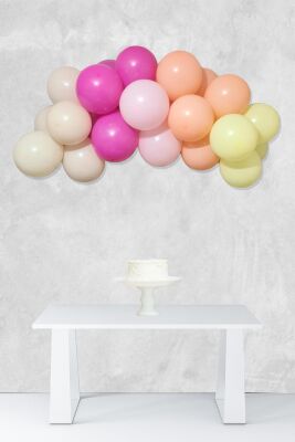 Papatya Tema Balon Zinciri Mini 27 Parça - 1