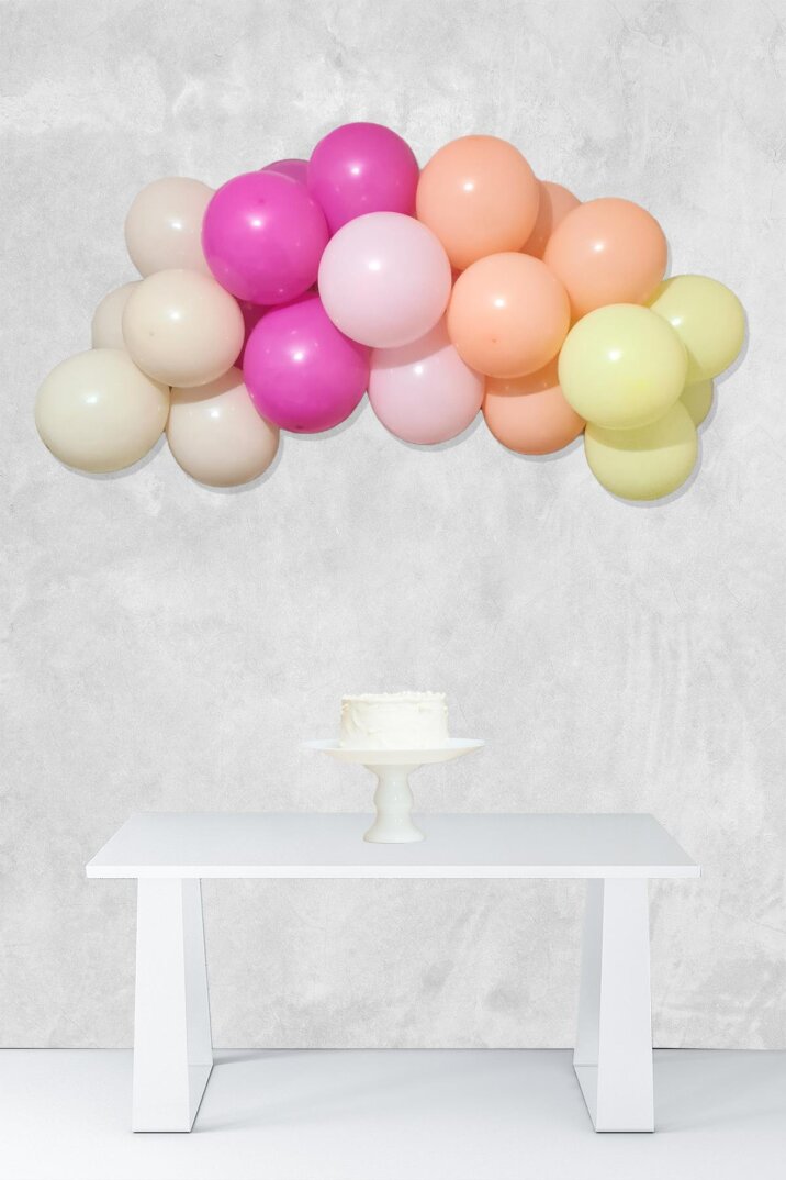 Papatya Tema Balon Zinciri Mini 27 Parça - 1
