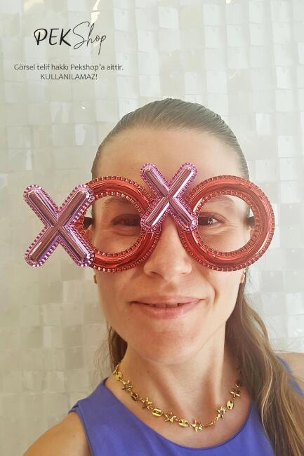 Parlak Xoxo Gözlük Parti Gözlüğü Bekarlığa Veda Gözlüğü - 5