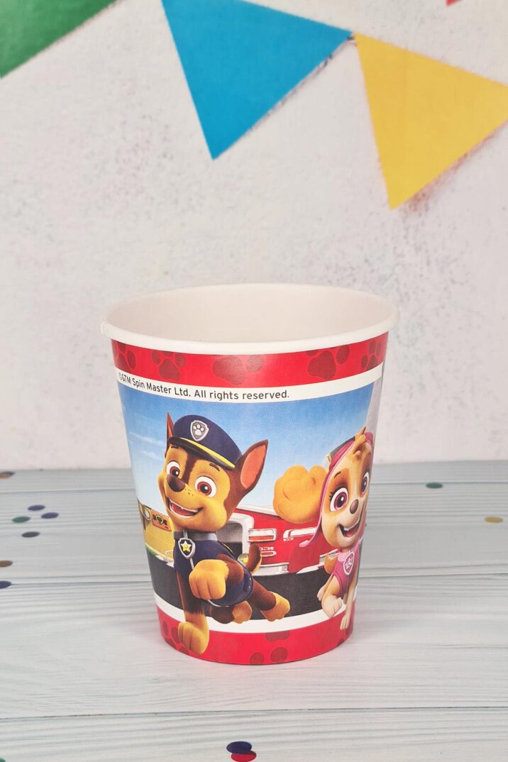 Paw Patrol Karton Bardak 8oz 8 li - 1