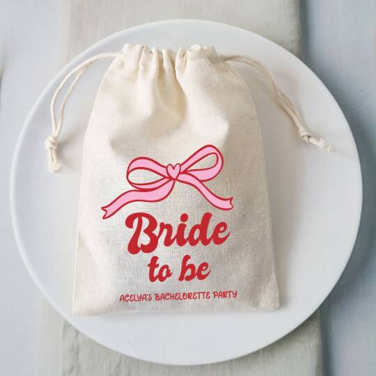 Pembe Fiyonk Konseptler Bride to be Hediye Kesesi