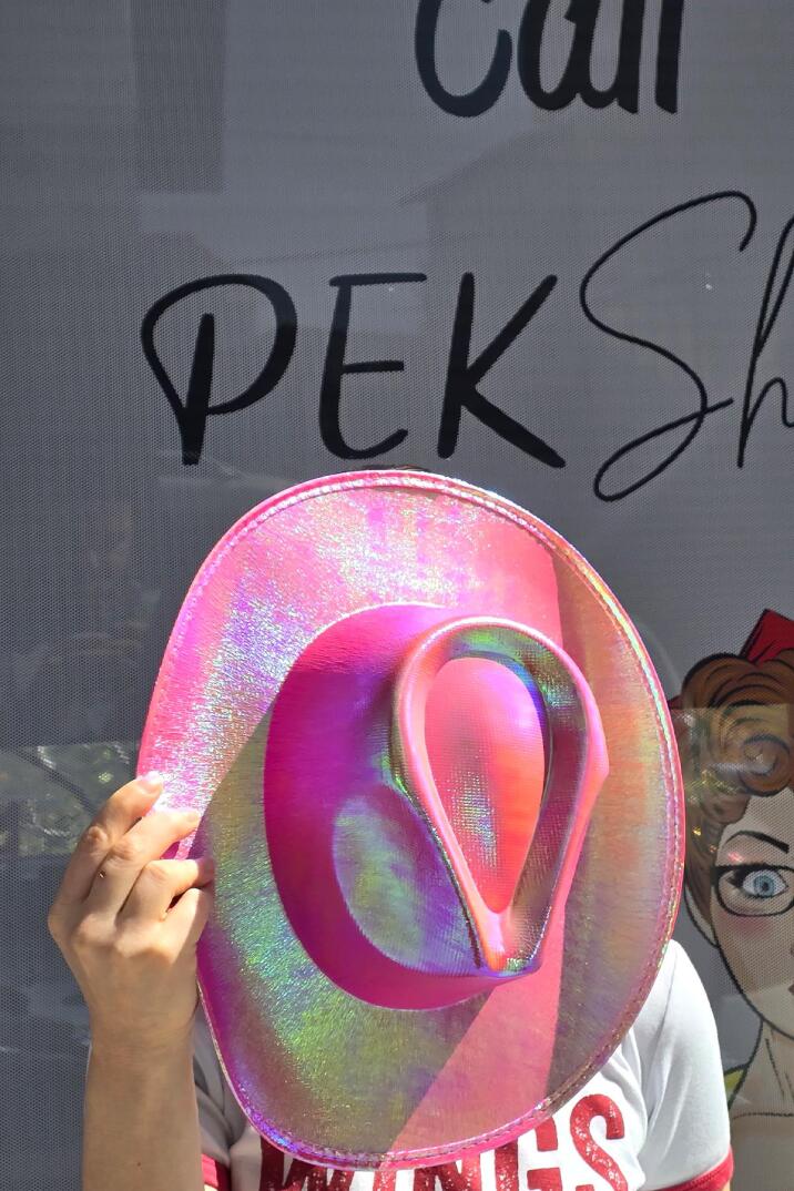 Pembe Kovboy Şapkası - 4