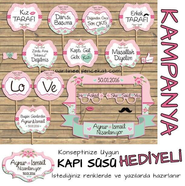 Pembe-Mint Yeşili Konsept 2li Kampanyalı Paket - 1